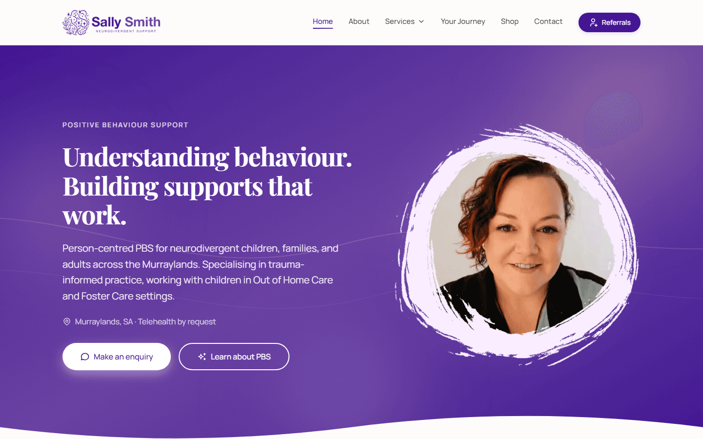 Sally Smith — Positive Behaviour Support project preview